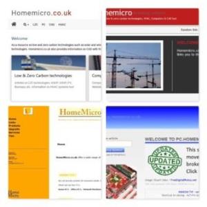 The Homemicro.co.uk website - LZC - PC - CAD - HVAC