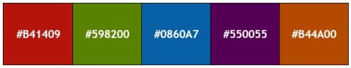 Homemicro.co.uk's colour palette Homemicro.co.uk's colour palette